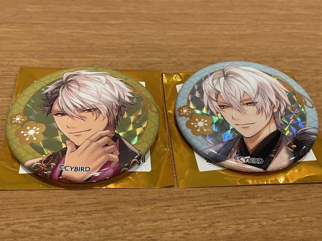 イケメン戦国　明智光秀　缶バッジ Amazon.co.jp: イケメン戦国 明智光秀 ホログラム缶バッジ 9周年