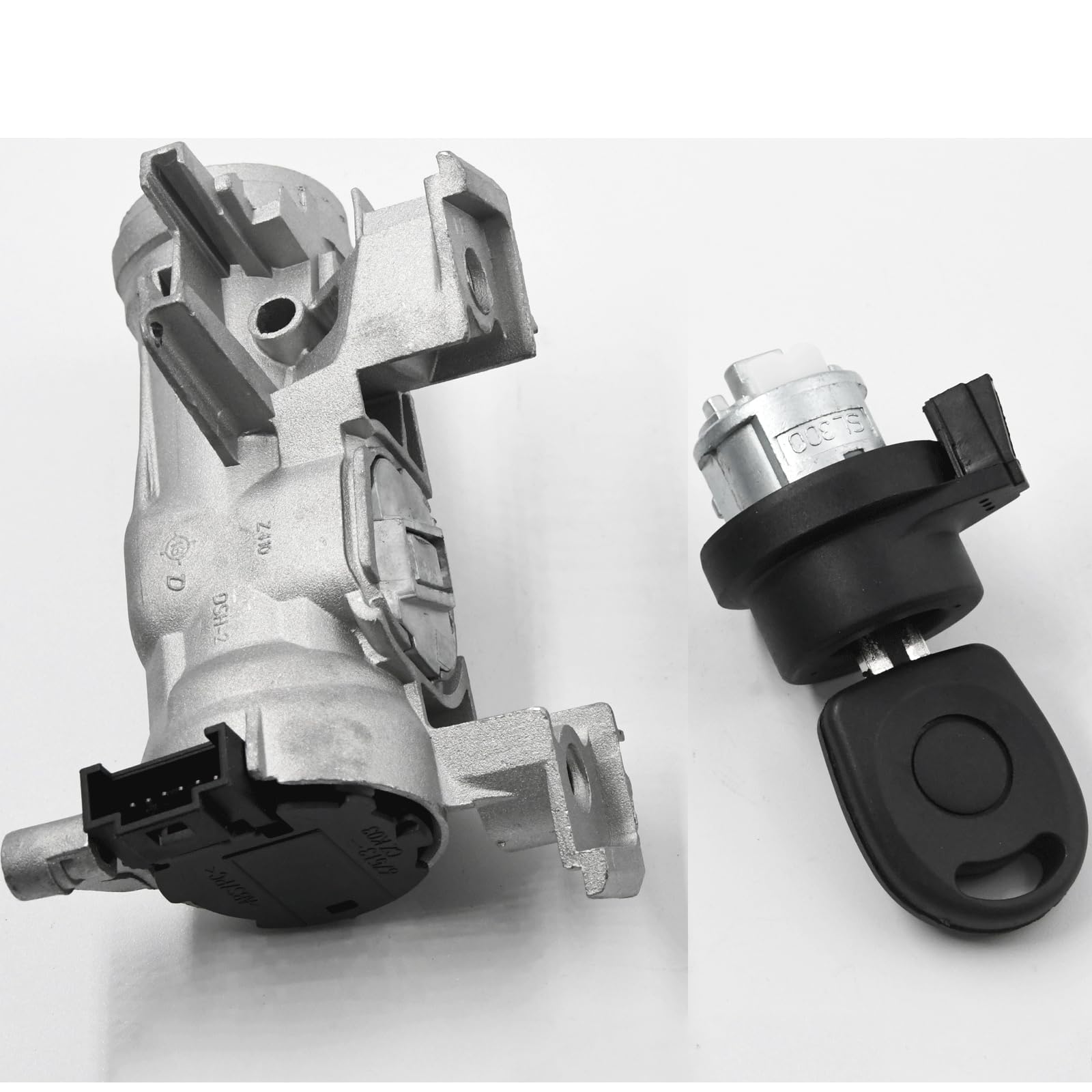 Zündstartschalter 1K0905865 Lenkschloss mit Schlüssel Kompatibel Golf 5 MK5 MK6 Caddy EOS Tiguan Touran Seat Leon Toledo Altea A3