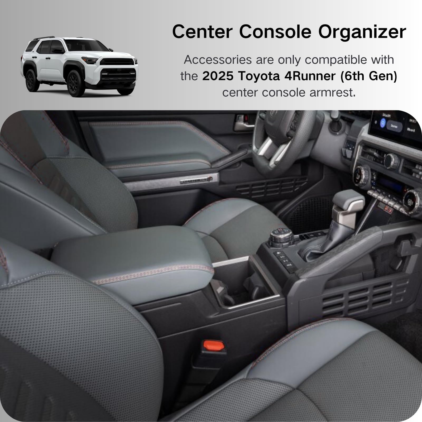LUWU Center Console Organizer Compatible With 2024 2025