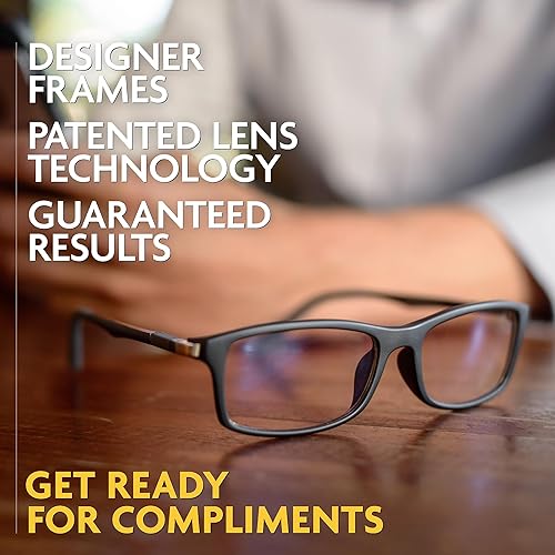 Miniatura 7 de Prospek Lectores de luz azul para hombre DYNAMIC +1.25 Ampliación - Lentes de alta calidad óptica - Tamaño regular