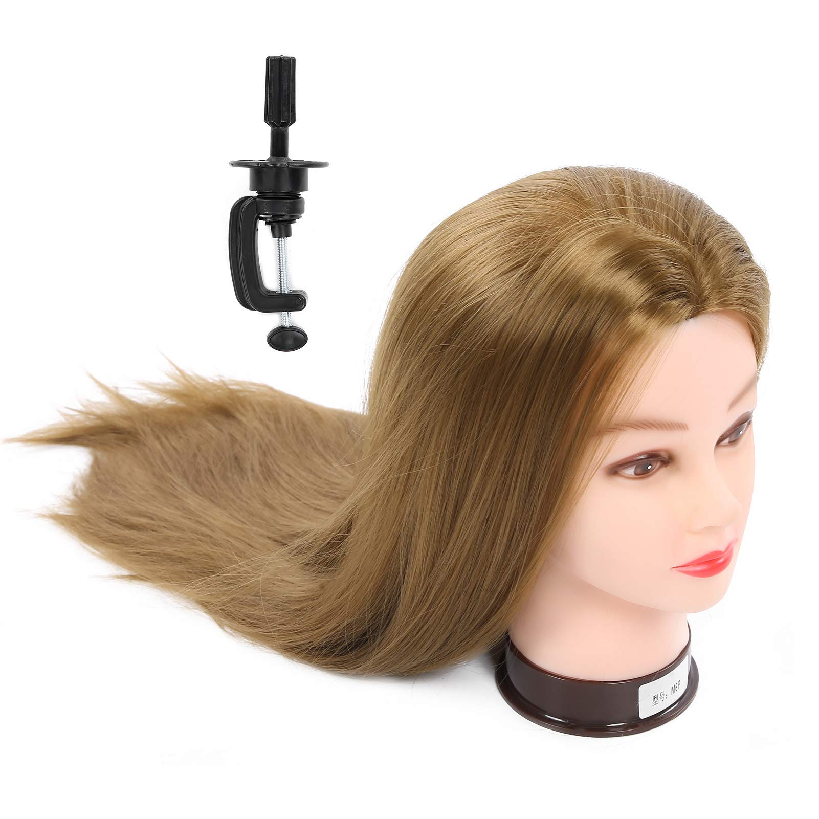 Cabeza de maniquí con volumen de 65 cm para tus clases de estética y trenzados