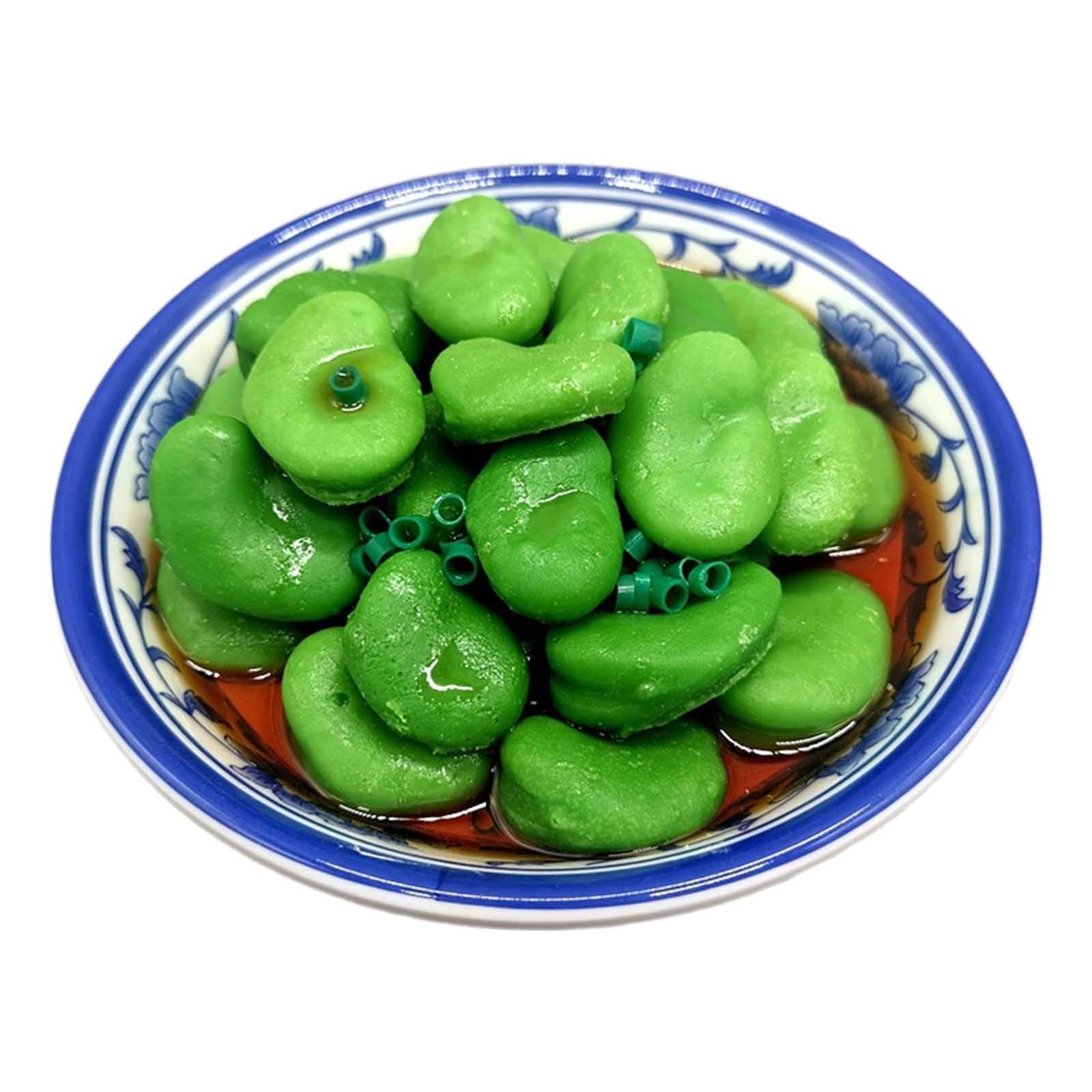 Tsophreniq Realistic Chinese Hot Cool Model Simulation Chinese Model Photo Props for Luncheonette Restaurant Display Dessert Presentation