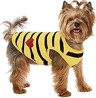 Vista 35 de Camiseta a rayas para perros y gatos, chaleco de algodón para primavera, verano, para mascotas, adecuada para mascotas pequeñas y medianas