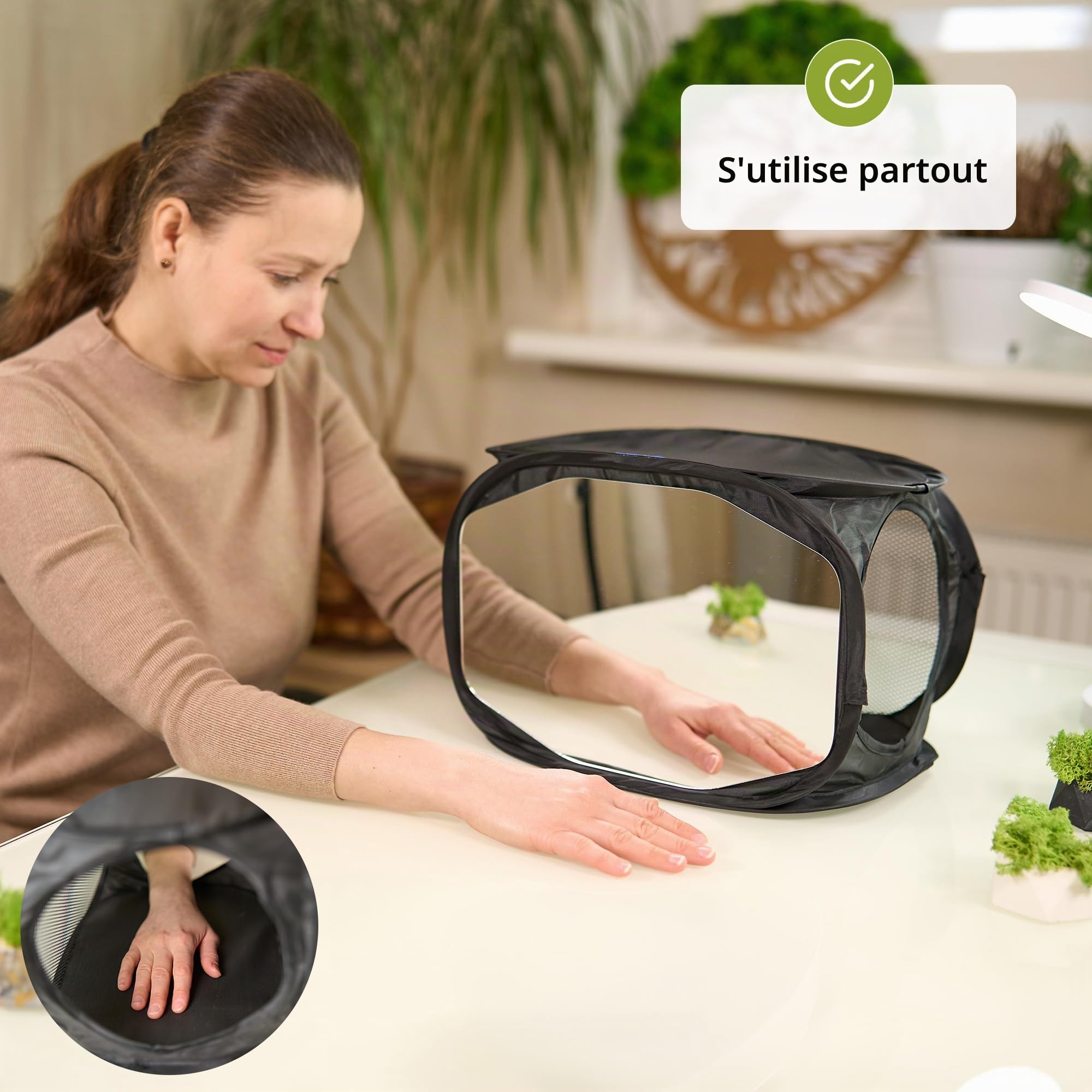 Mirror Box Therapy Pour Récupération AVC | Boîte Thérapie Miroir Rééducation | Aide Rééducation Main | Boîte Miroir Thérapie | Soutien PLP CRPS Nerfs