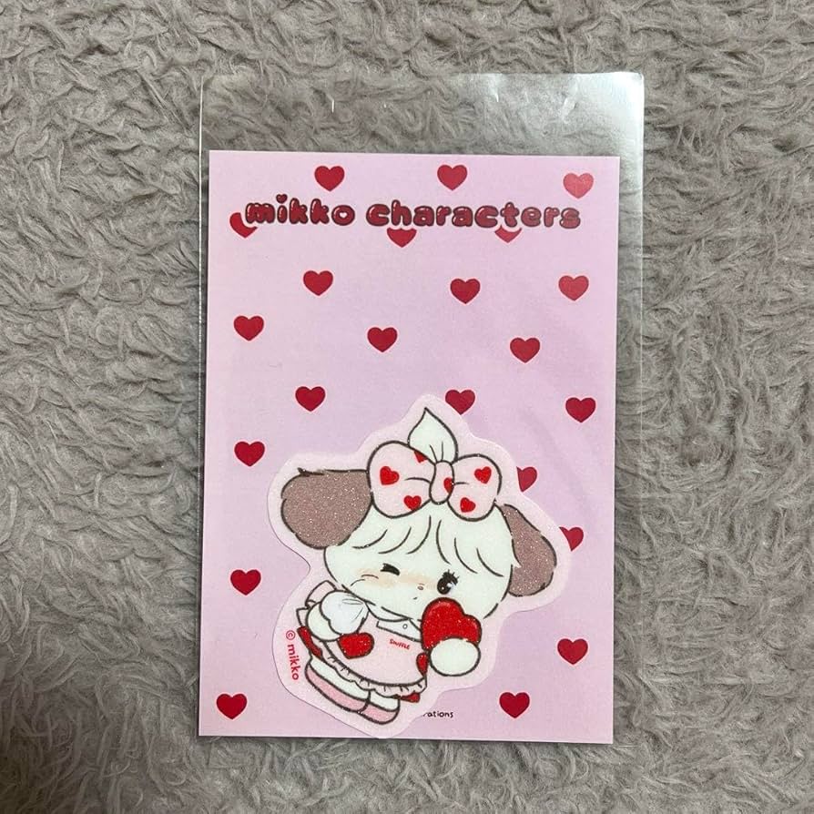 mikko ステッカー キラシール ミッコステッカーnic_mk11-01_mk11-08 ミッコグッズ シール