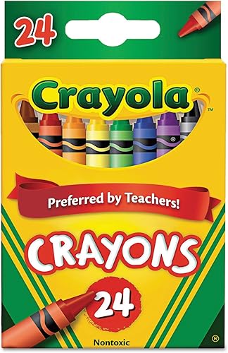 CRAYOLA - crayones de colores clásicos, paquete de 24 colores
