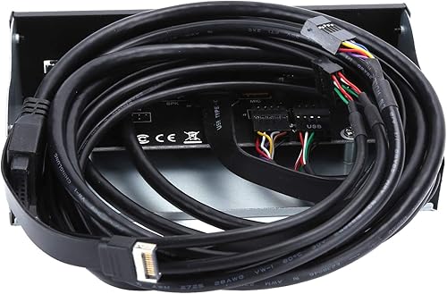 Miniatura 9 de Panel frontal USB extra, concentrador USB con 2 puertos USB 3.02 puertos USB 2.0salida de audio, entrada de micrófono, puerto USB C, unidad óptica