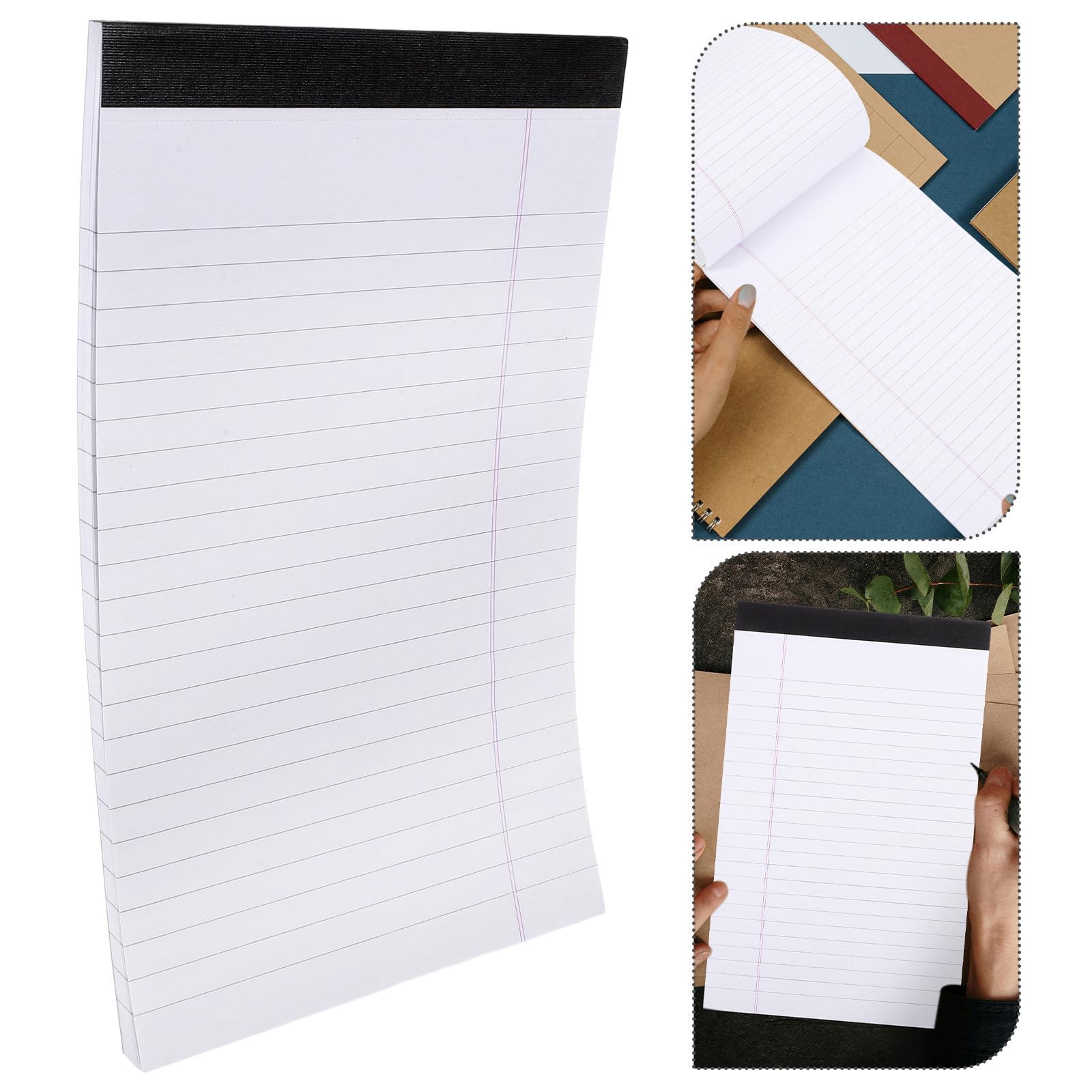 Toyvian 8 Piezas Pequeño Cuaderno de Notas Legal A5 Perforado