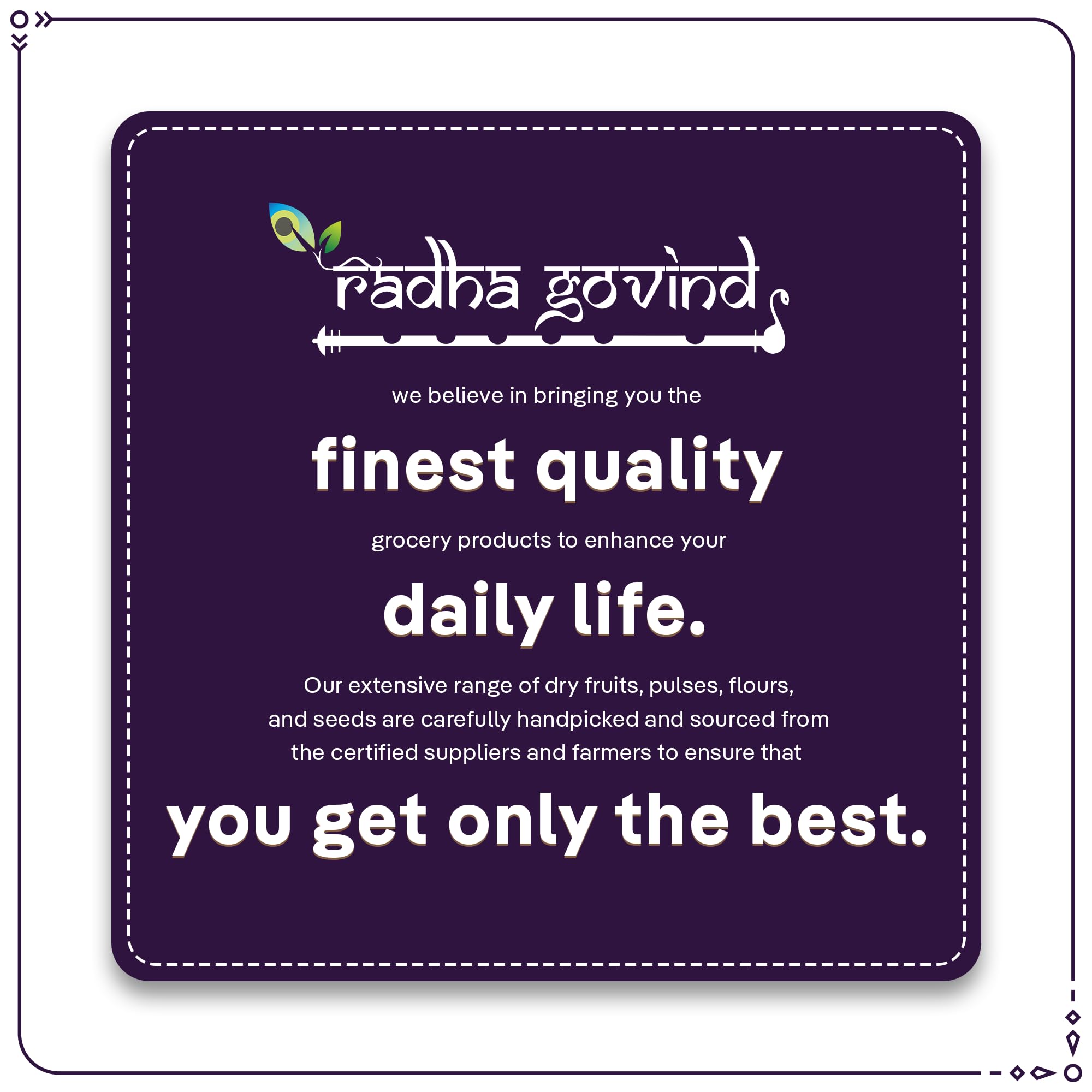 Radha Govind Black Raisins Seedless | Dried Kishmish Without Seeds | Dry Grapes | Kali Darakh 500 Gram - Image 7 thumbnail