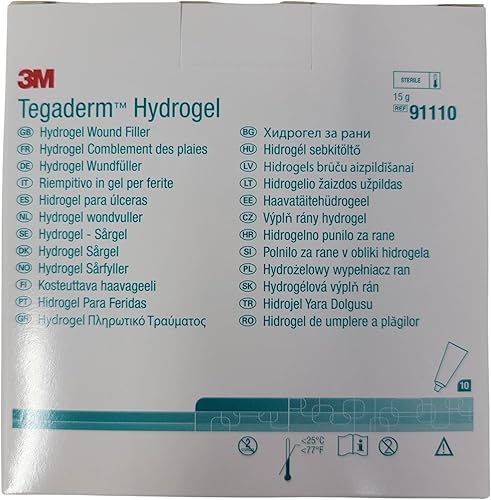 Tegaderm - Relleno para heridas de hidrogel (10 unidades)