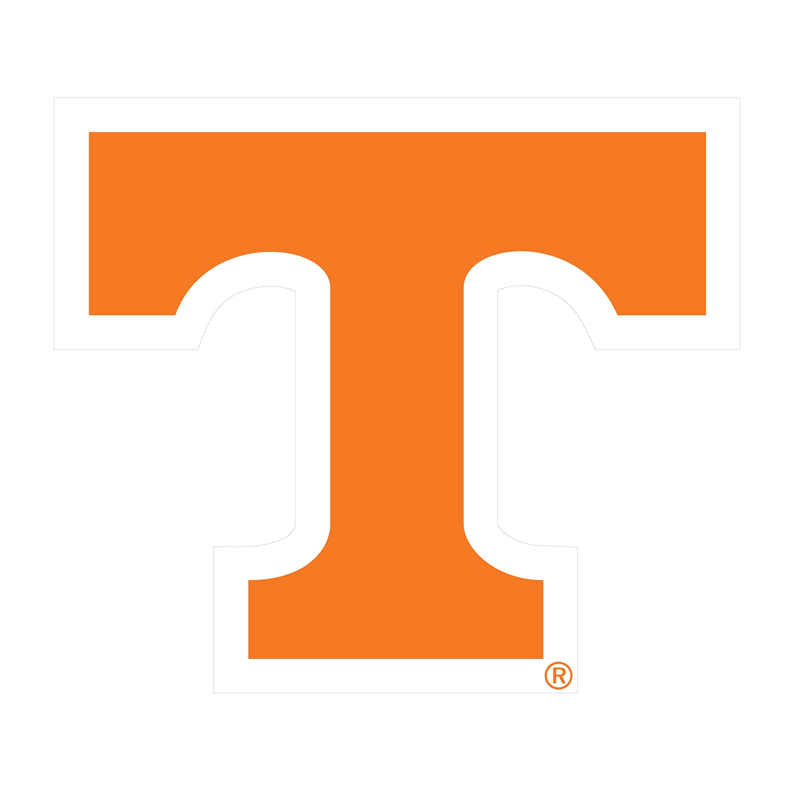 Craftique University of Tennessee Decals (Orange/White (T) (3.8in,4.4in,6in,9in,12in), 3.8 in)