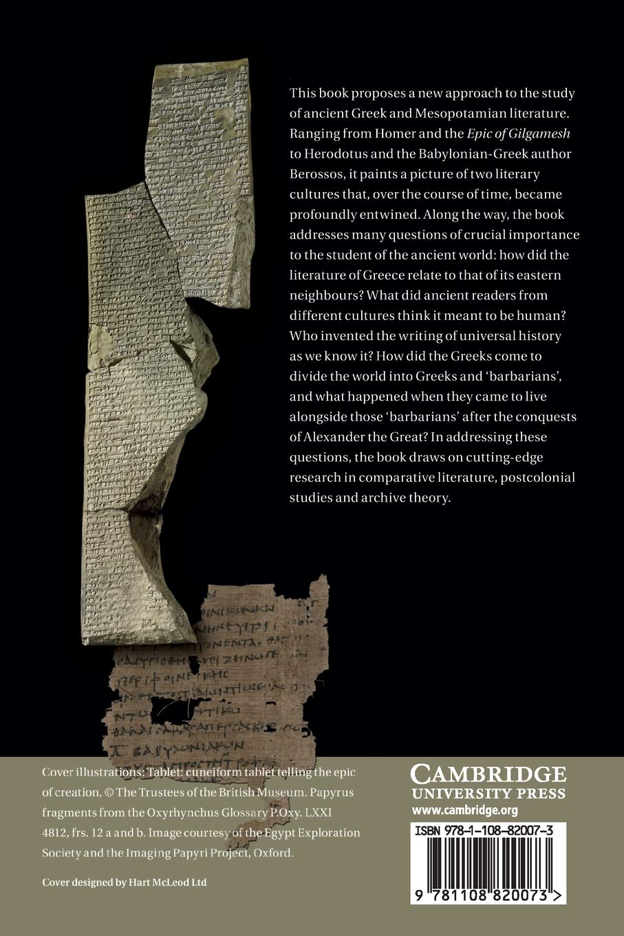 Greece and Mesopotamia: Dialogues in Literature (The W. B. Stanford Memorial Lectures)