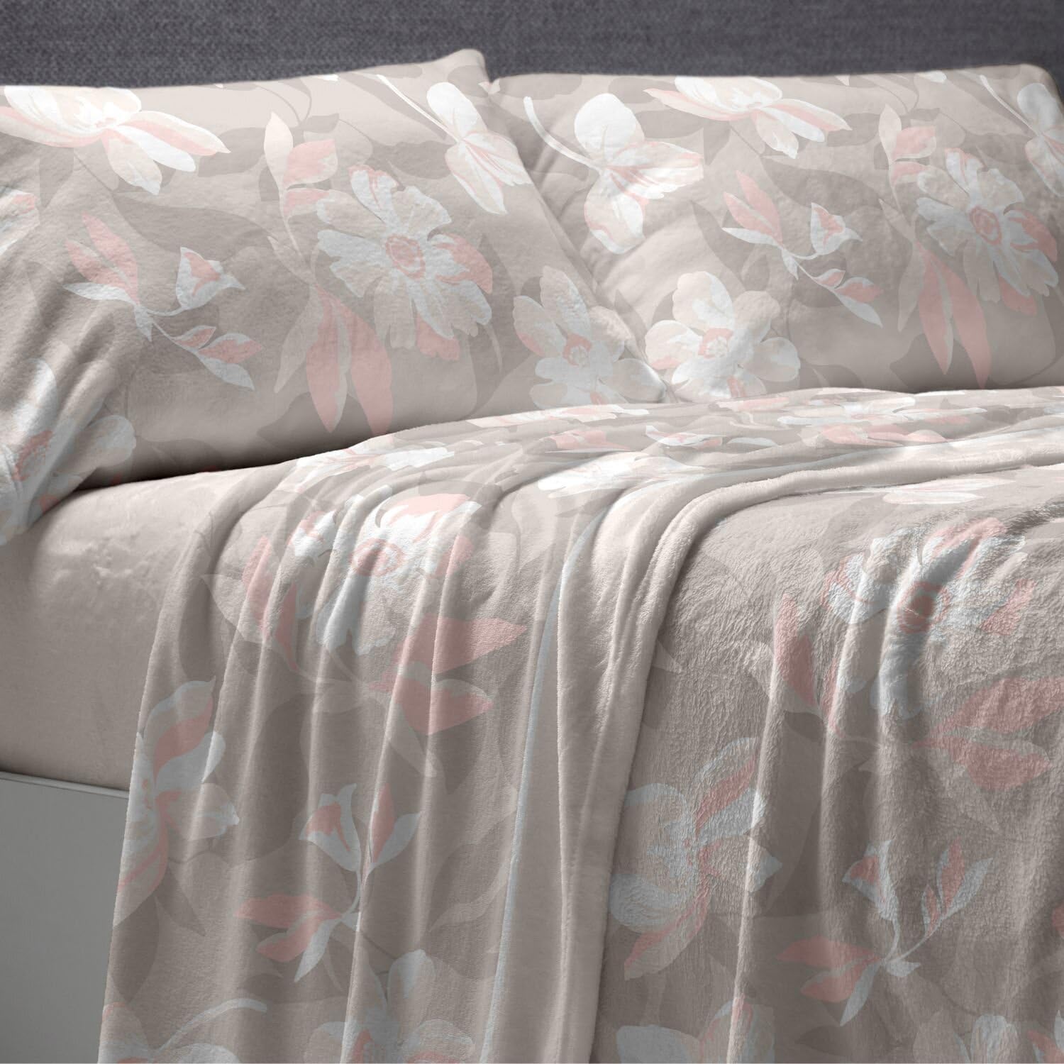 Burrito Blanco | Sábanas de Coralina | Cama de 135cm. (+Medidas Disponibles) | Diseño 986 | Color Arena (135x190/200cm.)