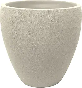 JAPI JVIRC40 Vaso Elipse Rustico, 40 Cimento