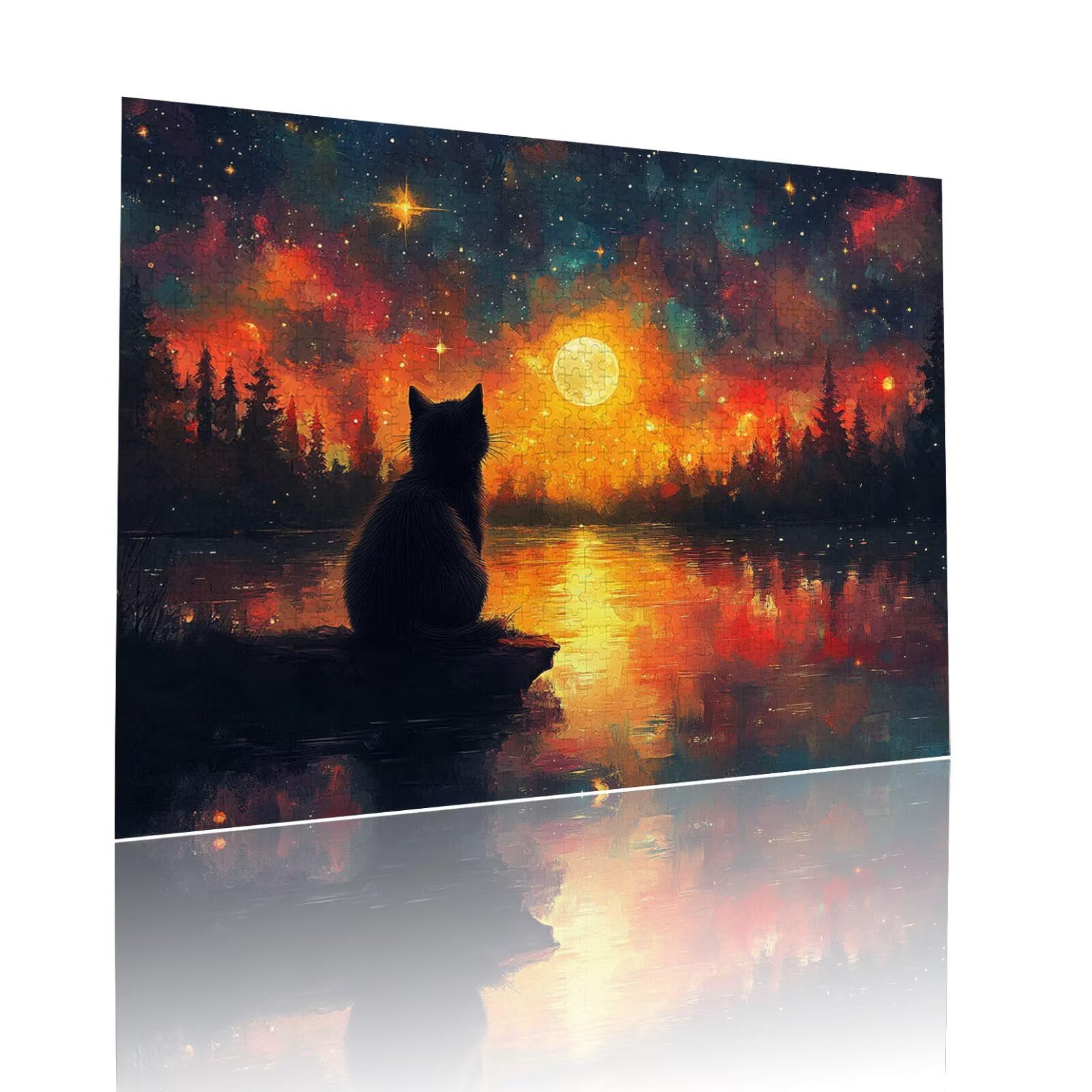 Puzzle Erwachsene 2000 Teile Katze Abstrakt Educa Jigsaw für Kinder ab 8 Jahren Mädchen Jungen, Erwachsene Impossible Klassische Puzzles Schwer, Anspruchsvoll Spielspaß, Als Geschenke 70x99cm t-644