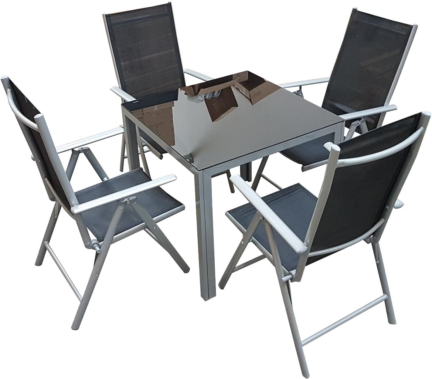 Garden Furniture Set Balcony Set 4 chairs & 1 table
