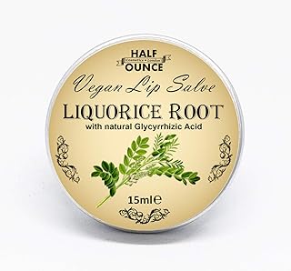 Liquorice Balm, Vegan Lip Salve containing Liquorice (Licorice) Root Extract