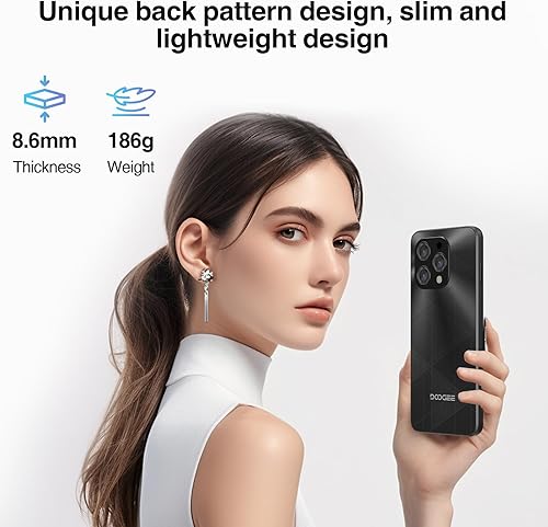 Miniatura 7 de DOOGEE N55PLUS - Teléfono celular desbloqueado, 20 GB de RAM+128 GB de ROM1 TB teléfono Android, 90 Hz 6.56 pulgadas HD+, 5150 mAh, Dual SIM