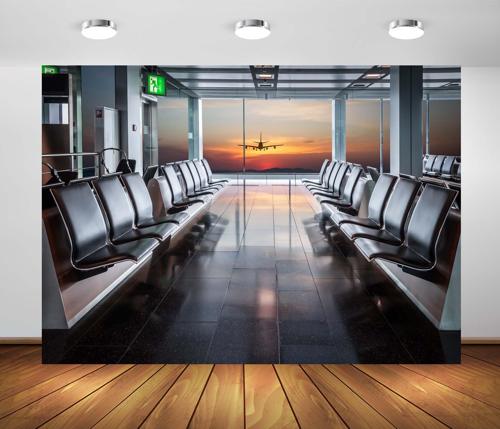 Digital Printing Polyester Backdrop CORFOTO 9x6ft Airplane Backdrop ...