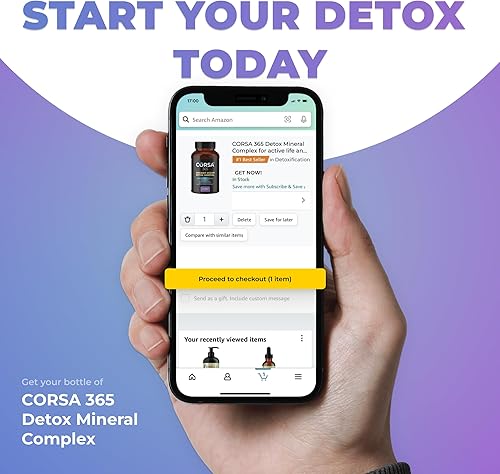 Miniatura 6 de Zeolite Detox - Desintoxicación activa del hígado, limpieza de colon y intestino para mujeres y hombres - Mineral de zeolita del océano antiguo -