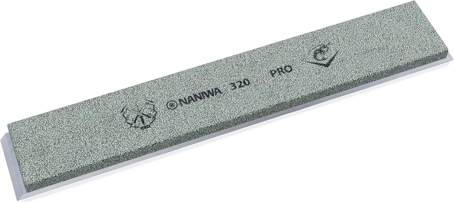 1×6 Naniwa Traditional Sharpening Stone 320 Pro Grit – Fits Edge Pro, Hapstone & TSProf