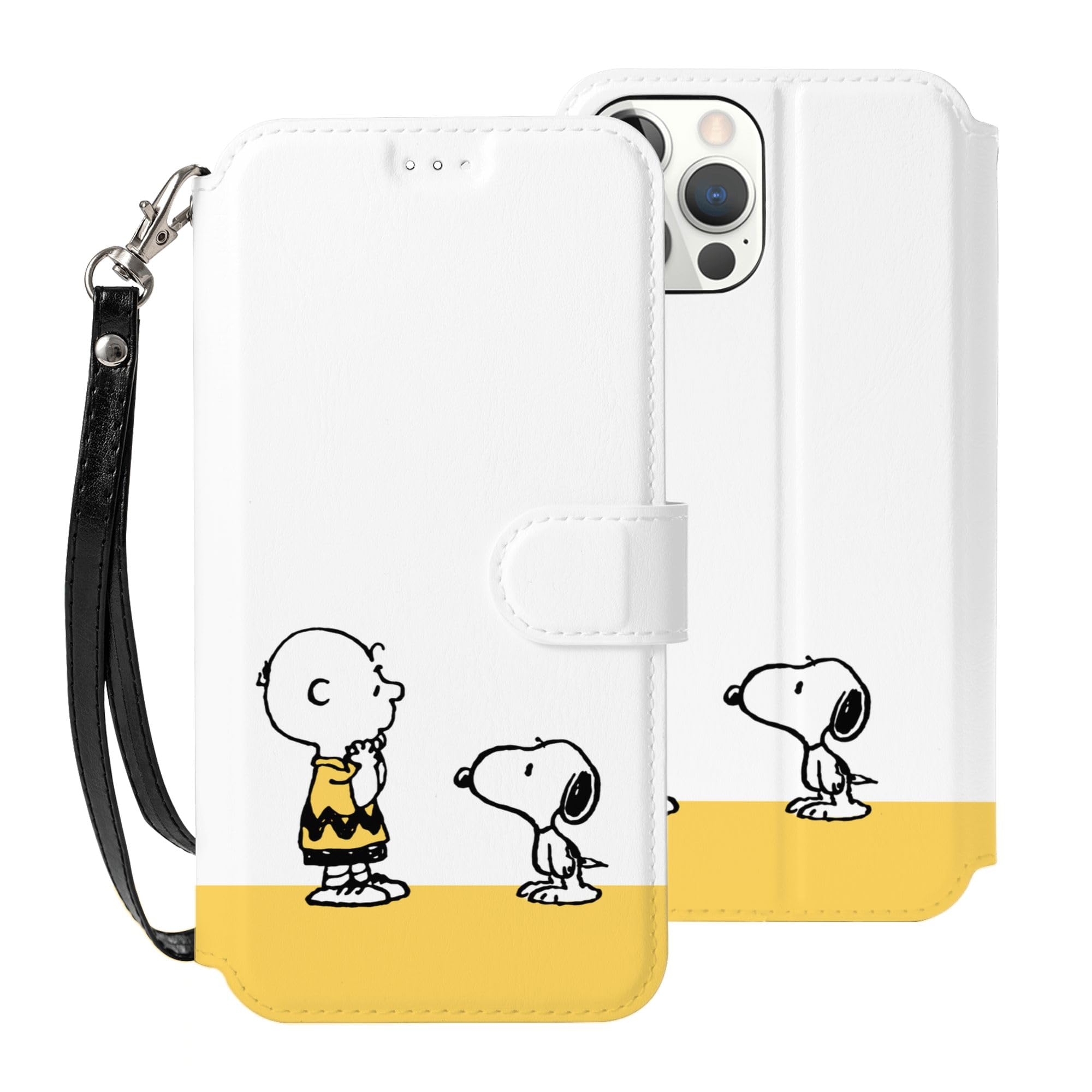 即決☆iPhone 12 用カード入れ/スタンド機能付手帳型レザーケース  