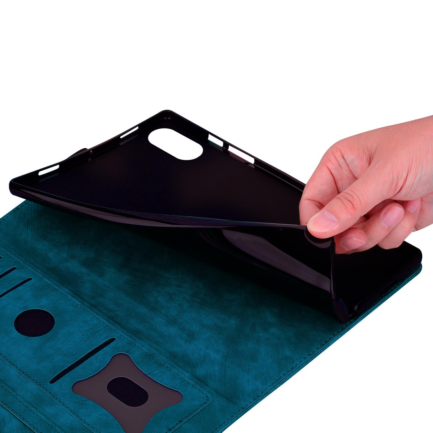 Hülle Für Redmi Pad Pro 12.1 Zoll (2024) – Folio Flip PU Leder Mit Stifthalter, Standfunktion, Rose