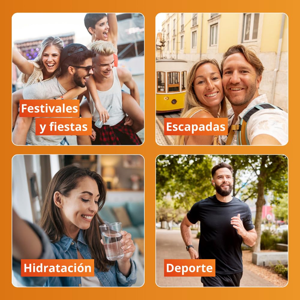 ELOTRANS Reload - Electrolitos, vitaminas y minerales en sobres sabor naranja - Mezcla isotónica para hidratación intensa - 15 sobres