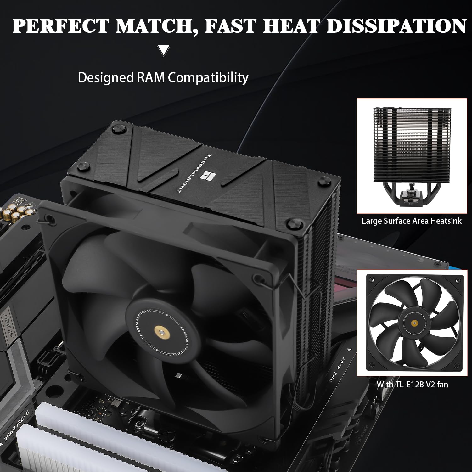 Amazon.co.jp: Thermalright Assassin Spirit 120 EVO ダークCPU