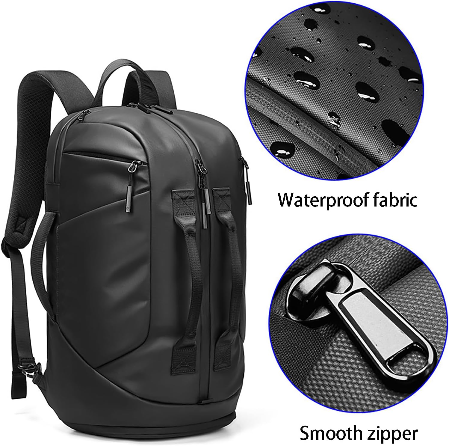 Travel Bags for Men, Waterproof Gym Bag Multi-Functional Business Backpack Laptop Backpack, Sports Duffle Bag with Shoes Compartment, Large Weekender Bag