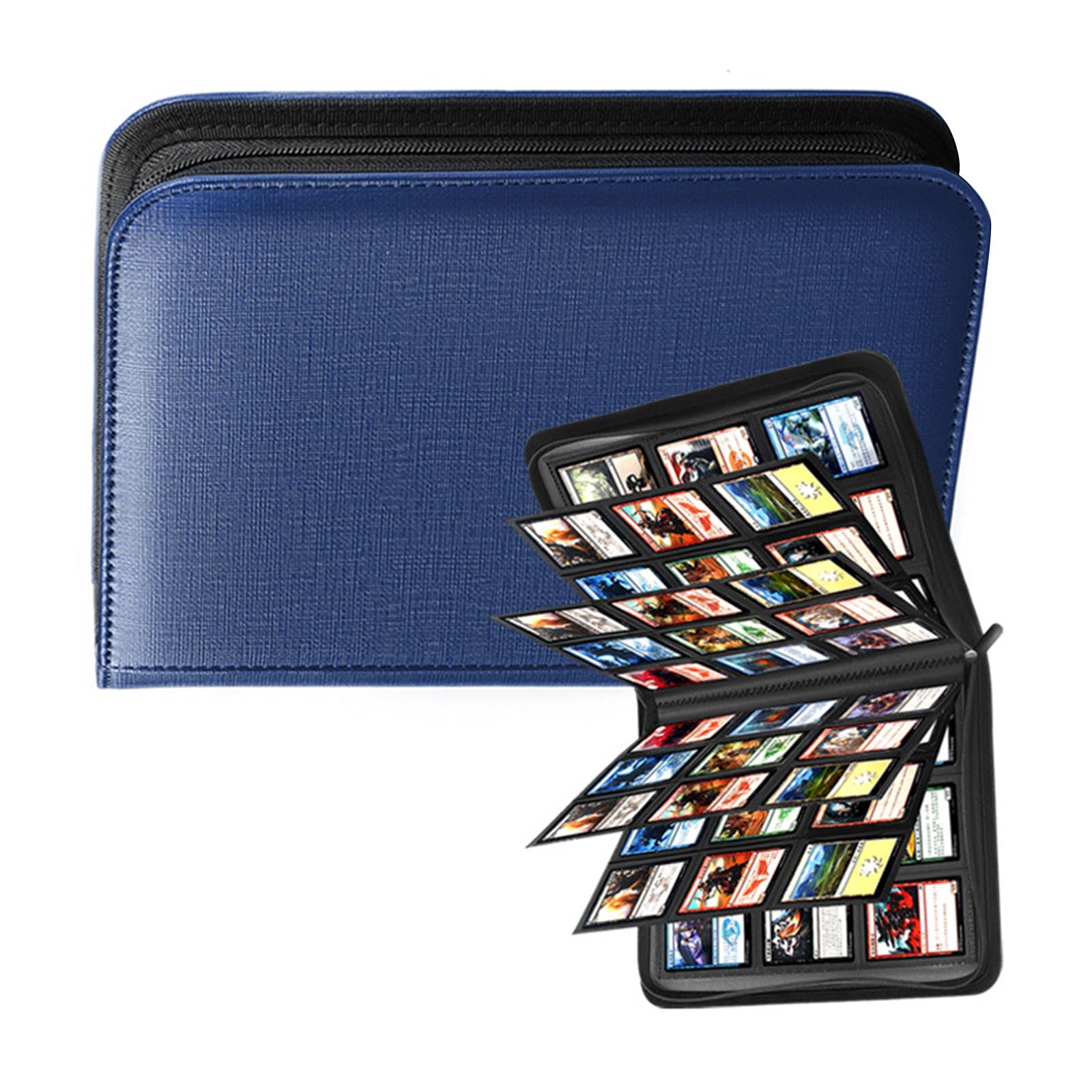 Spacious 9 Slot Album Holds 360 Cards for Sports Collectibles in Premium PU Leather Card Planner