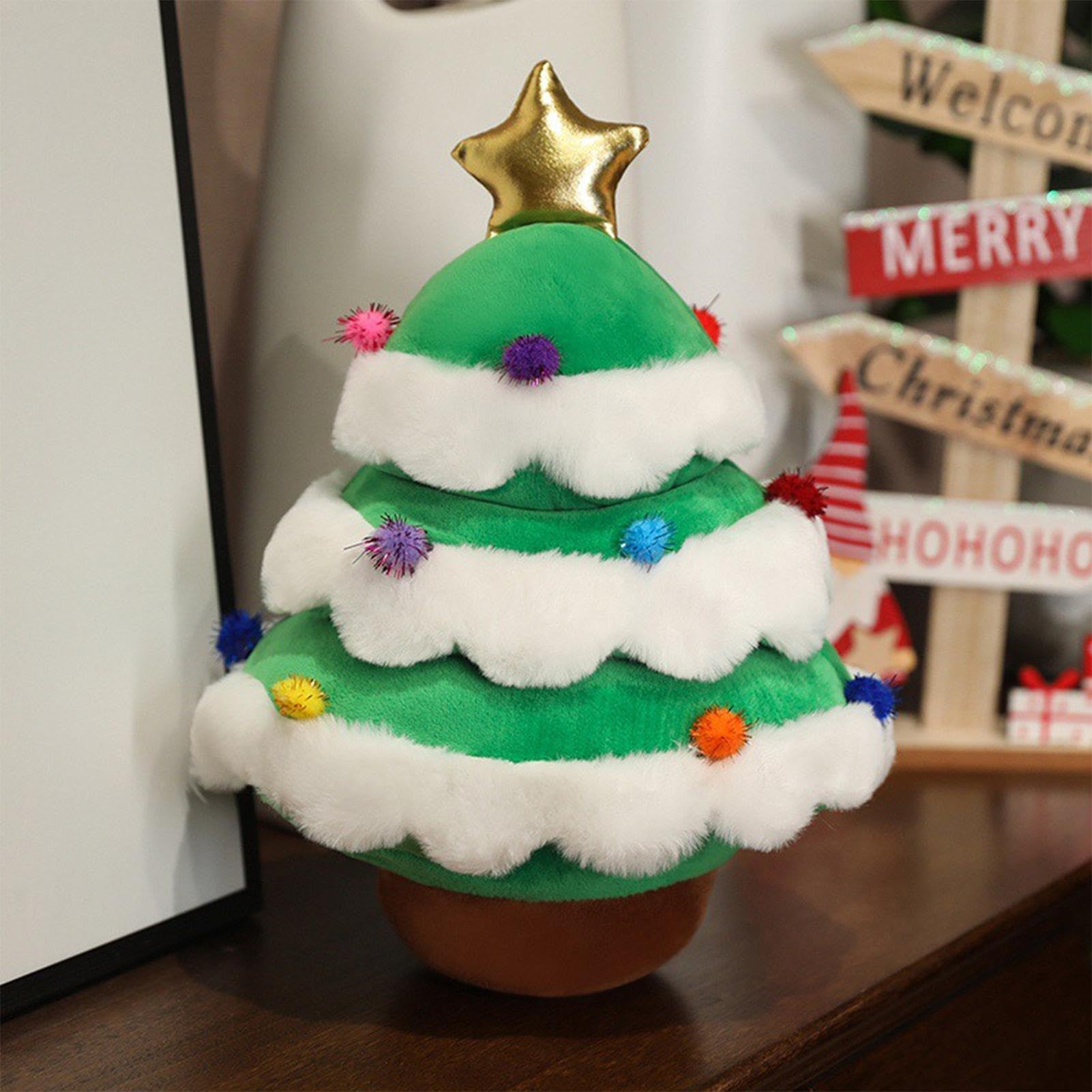 Amazon｜クリスマスツリー型ぬいぐるみ、クリスマスツリーおもちゃ