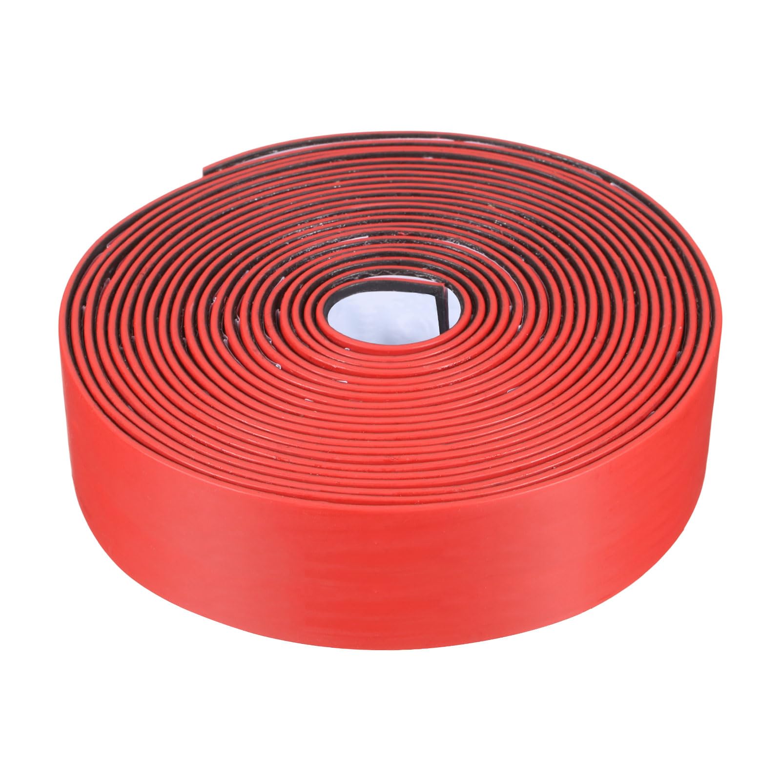 PATIKIL Smoke Fire Seal Strip, 16.4 Feet Expandable Door Seal Tape Self Adhesive Graphite Rubber Composite Material for Fire Rated Windows Steel Doors, 30mm W x 2mm T, Red