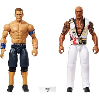 Mattel WWE Championship Showdown Lot de 2 figurines d’action avec accessoires Série #23 The Rock & John Cena 15,2 cm - Les Beatles, Paul McCartney, John Lennon, RIngo Starr, George Harrison