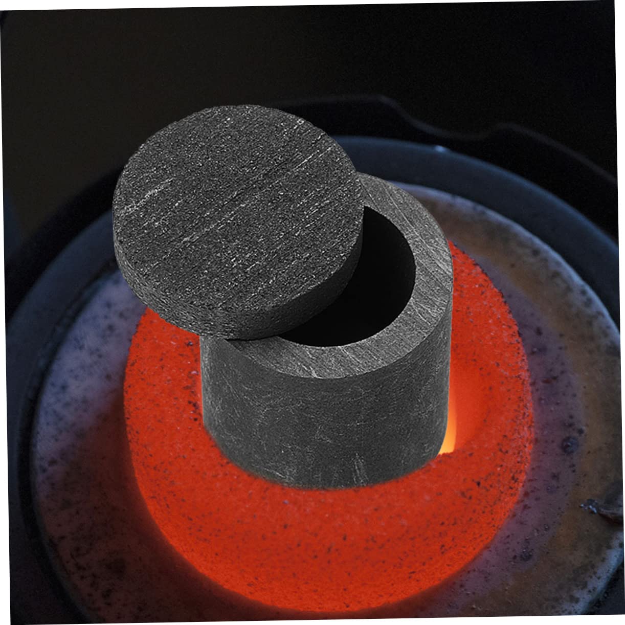 GLSTOY 2pcs Convenient Refining Crucible Gold Refining Pot Small Smelting Tool for Home Scientific Experiments