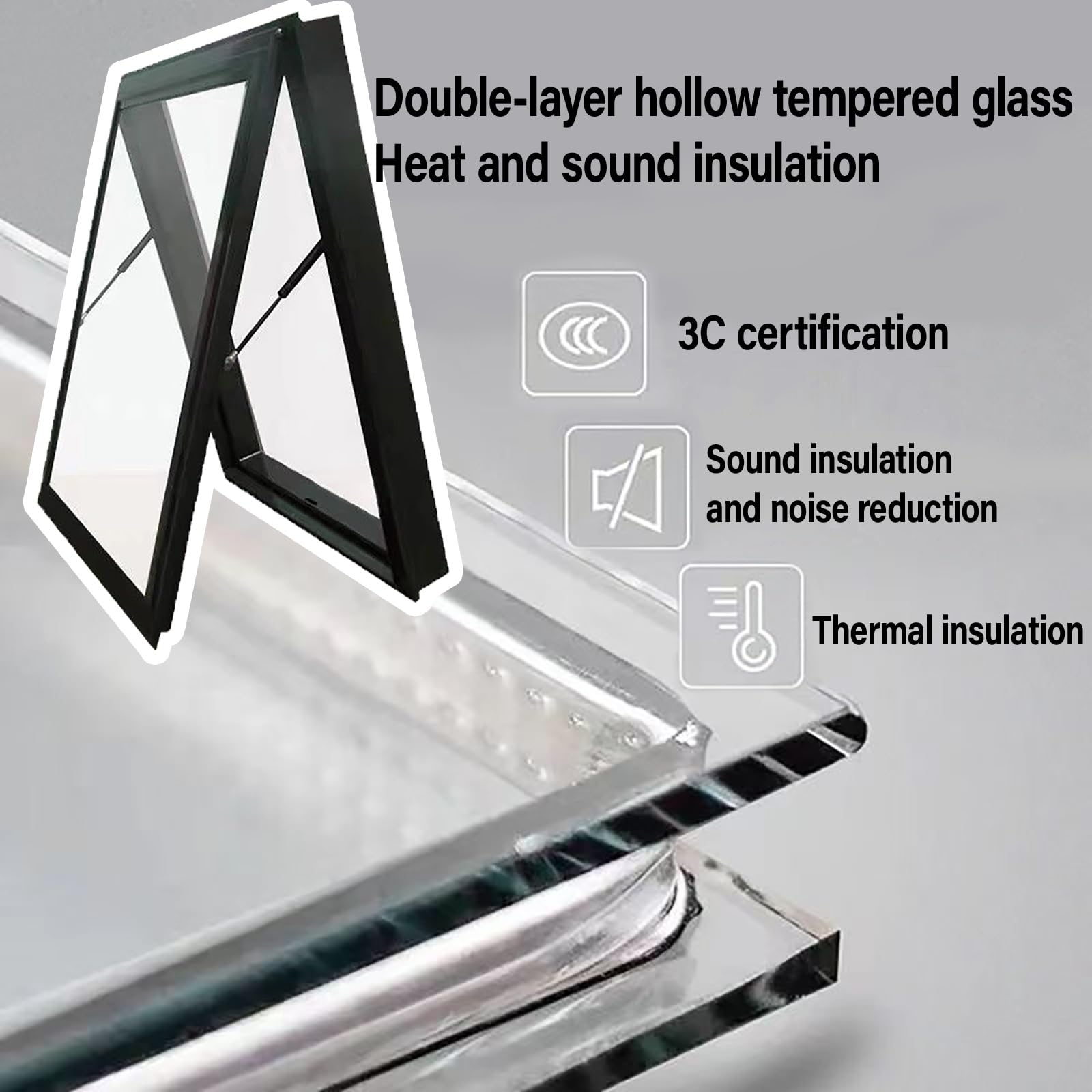 Aluminiowe okno dachowe 50 x 50 cm (19,7 x 19,7 cala) - właz świetlików na strychy piwnicy dobrze i stylowy design idealny do remontu domu