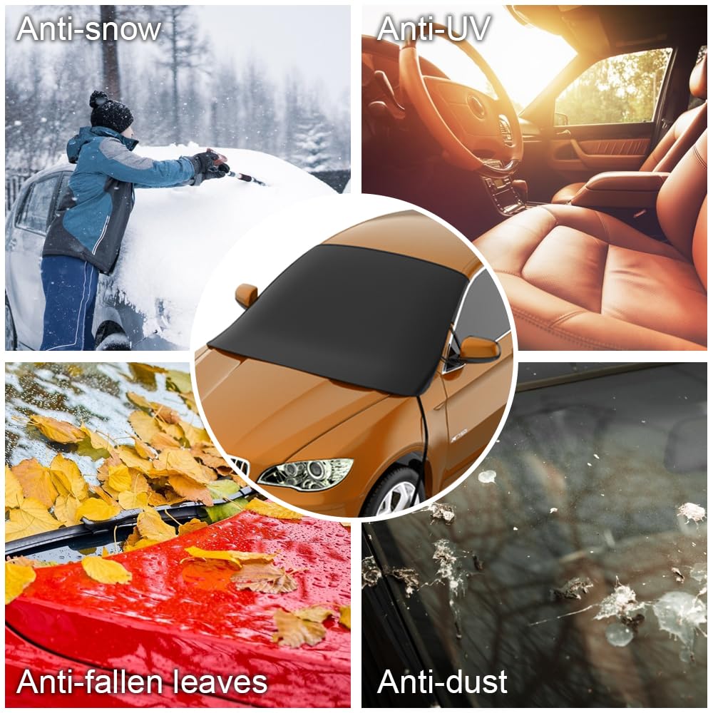 Scheibenabdeckung Auto Winter INF Magnetischer Schn Produktbild-Vorschau 9