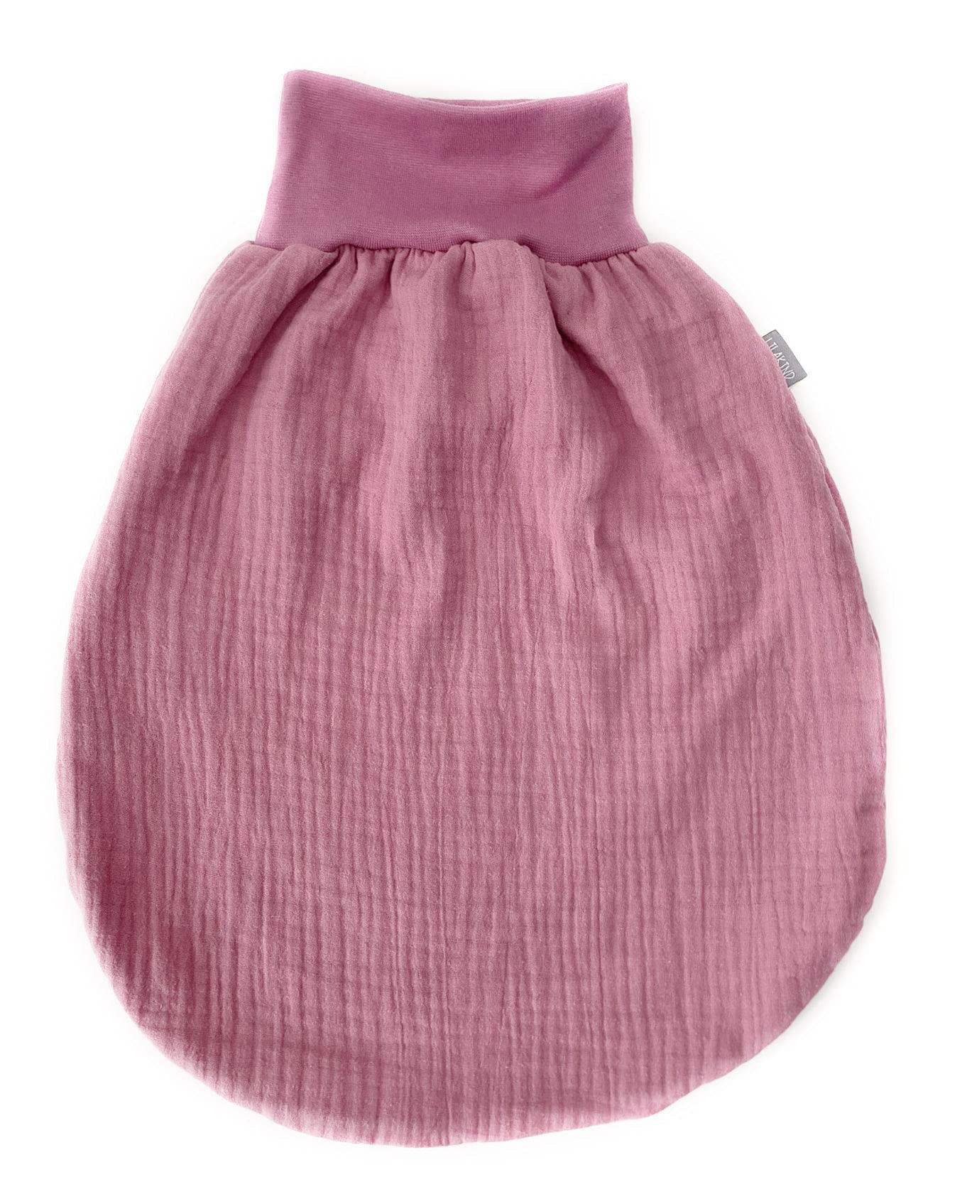 Lilakind“ Baby Musselin Strampelsack | Kleinkind Musselin Schlafsack | Made in Germany Rosa Gr. M