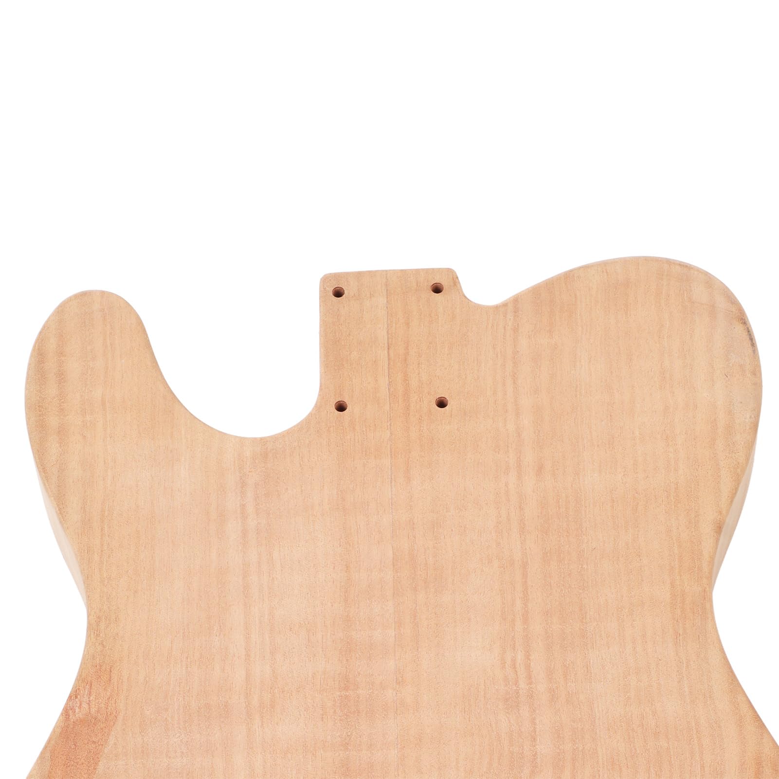 Canna per Chitarra Elettrica Non Finita, Mogano, Ricambio Vuoto per Corpo Chitarra Elettrica Professionale Fai-da-te per Aspetto e Suono Personalizzati (GSB10)