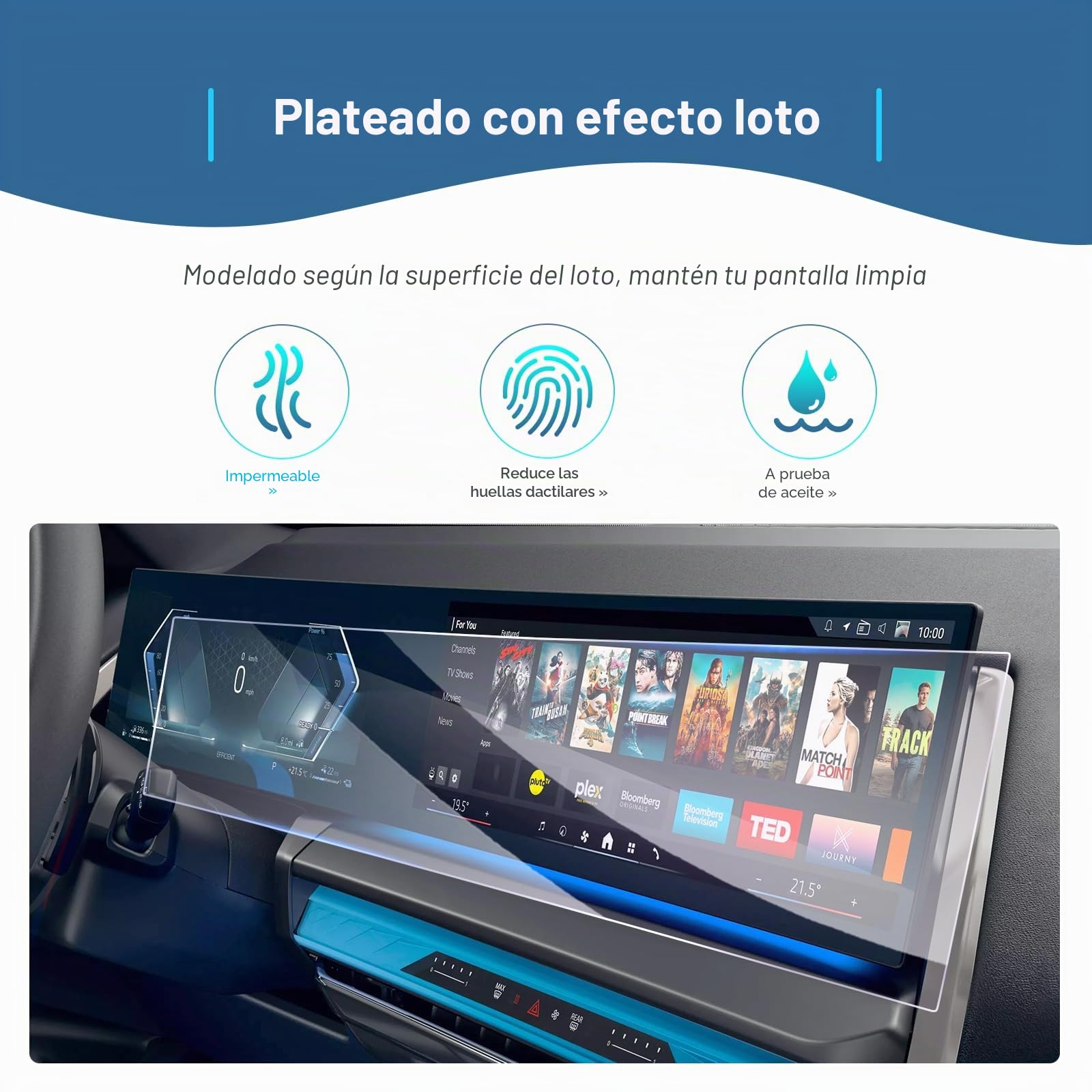 GAFAT Compatible con Nuevo BMW X3 G45 2025 2026 Protector de Pantalla de Vidrio Templado para 12,3" Navegación + 14,9" Cockpit iDrive Touchscreen, Accesorios X3 G45 2025, 9H Antiarañazos