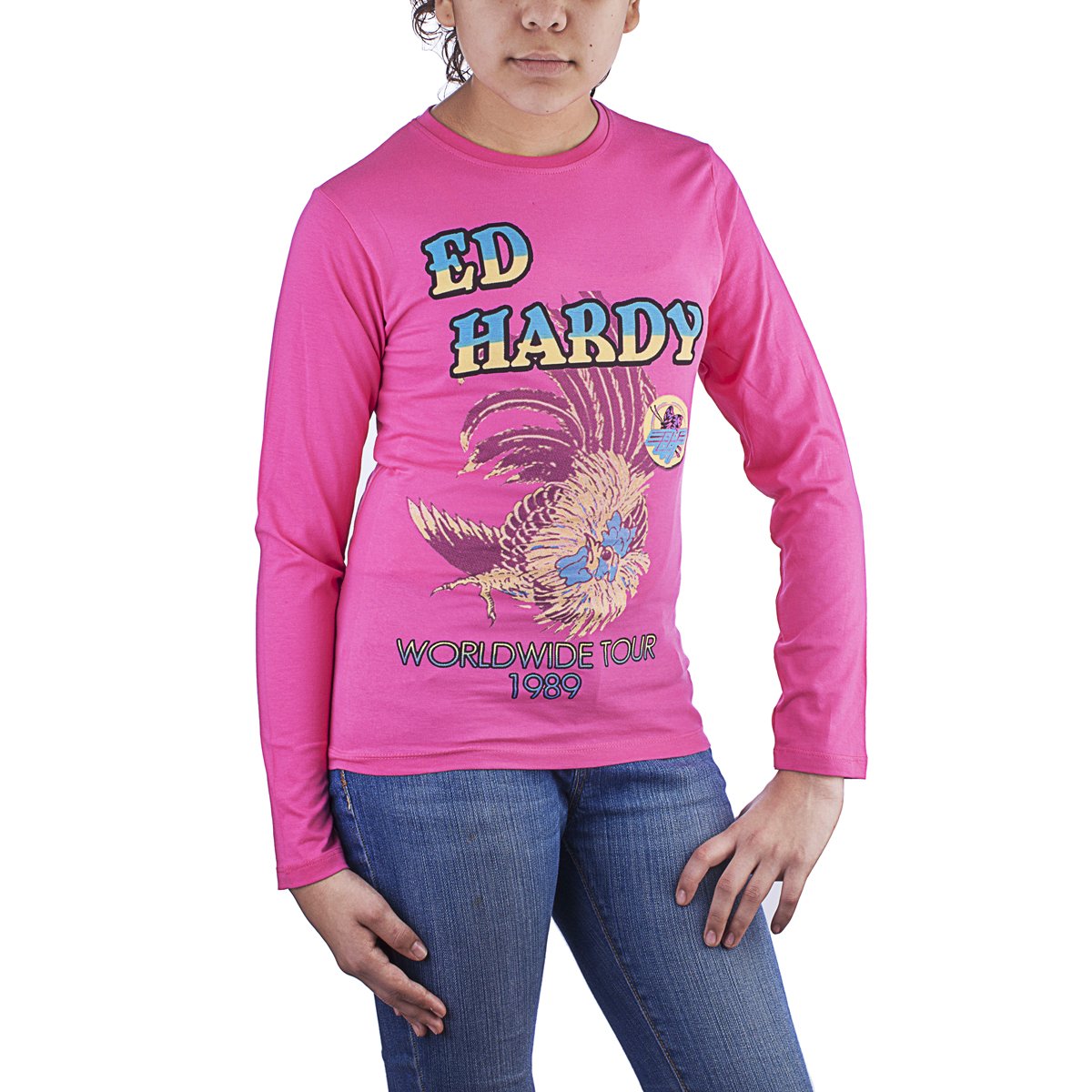 ed hardy shirt pink