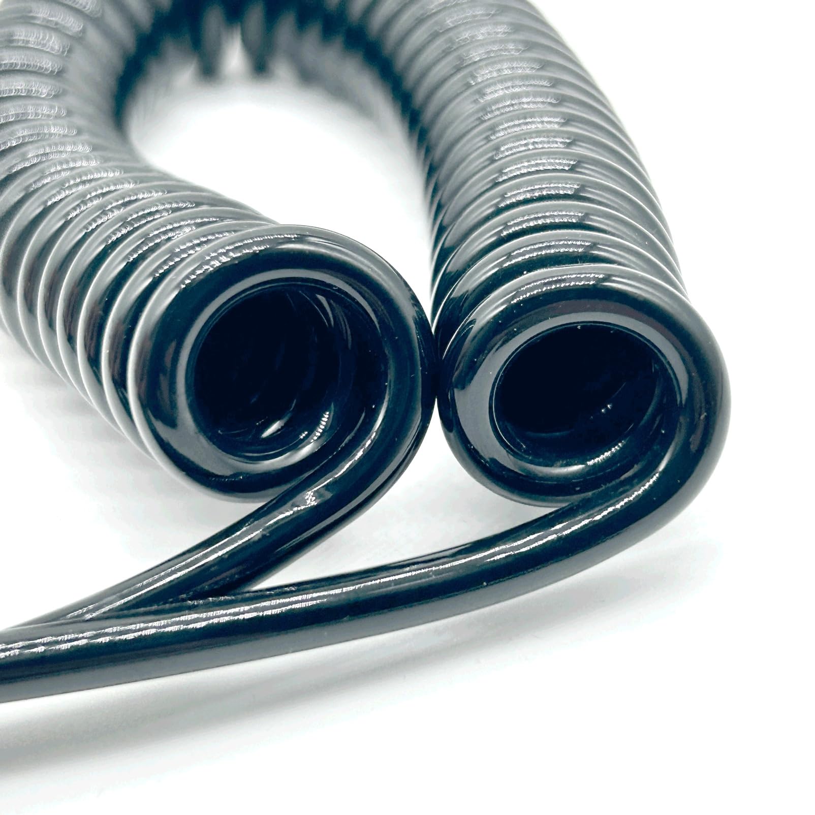 Câble spiralé 24 AWG, 3,75 mètres, cordon hélicoïdal à ressort, 0,2 mm², extensible, connexion, traction, salle d'exposition Élastique Flexible(7 Cores)