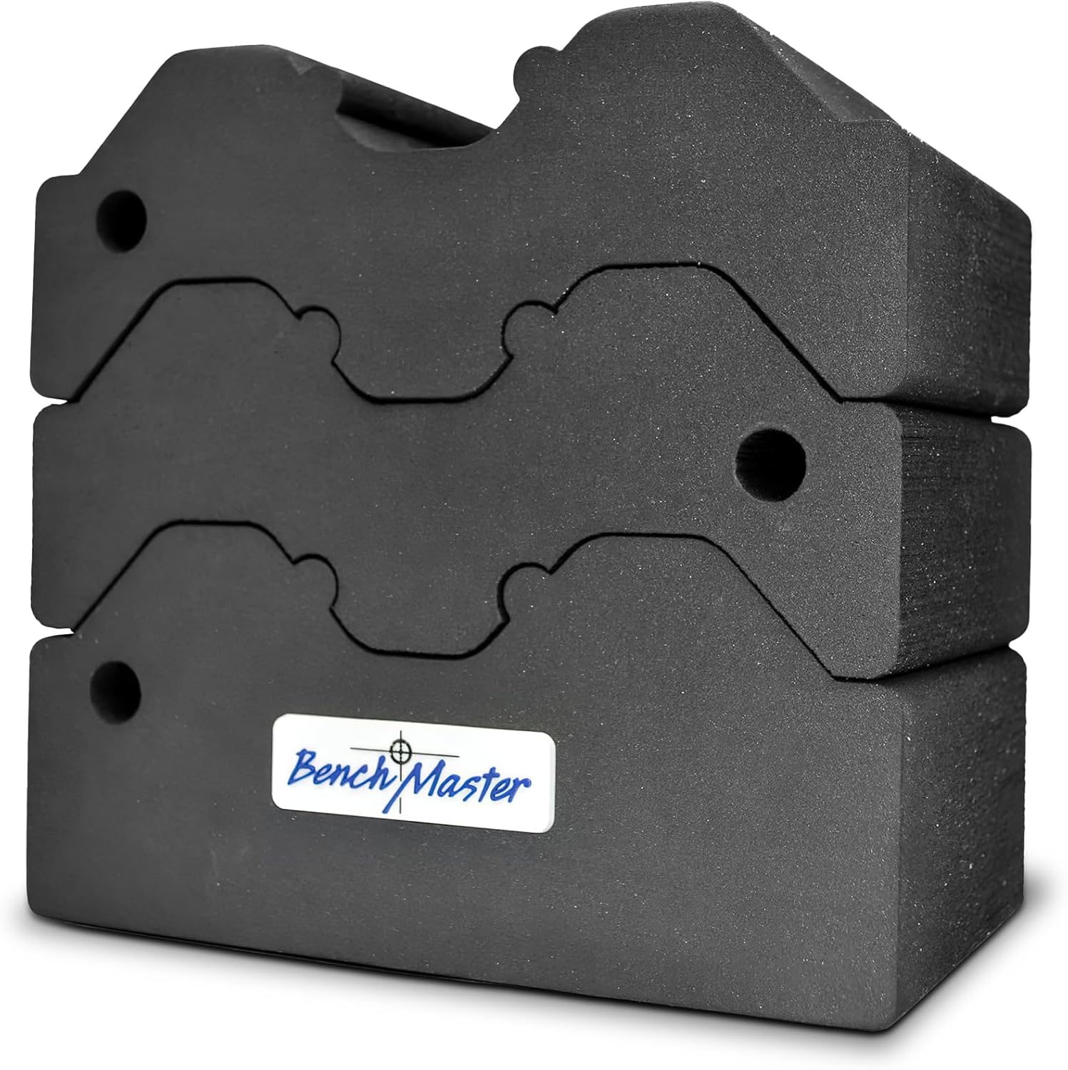 BenchMaster 3 Piece Bench Block (2.5", 4.5", and 7.5"), Adjustable, Precision-Enhancing Rifle Rest, Recoil Reduction, Lightweight, Weather & Heat -Resistant, Made in The USA