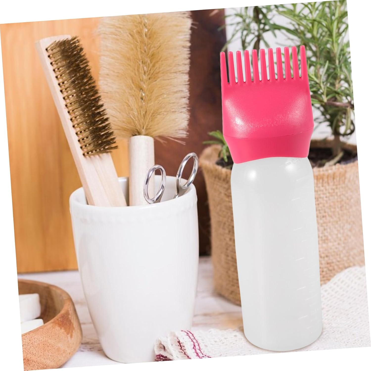 NOLITOY Hair Color Applicator Bottles 3pcs with Root Comb for Hair