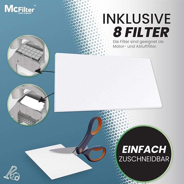 McFilter I 16 Staubsaugerbeutel kompatibel mit Miele Staubsauger GN Serie S2 S4 S5 S6 S8, Complete C2/C3, Classic C1 I Staubbeutel inkl. 8 Filter I MAXI BOX - 4