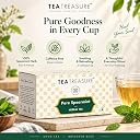 Tea Treasure Spearmint Herbal Tea- 50 Teabags, Helps in PCOS, PCOD, Hormonal Balance, Weight Management, Reduce Facial Hair & Digestion, Caffeine Free gallery image