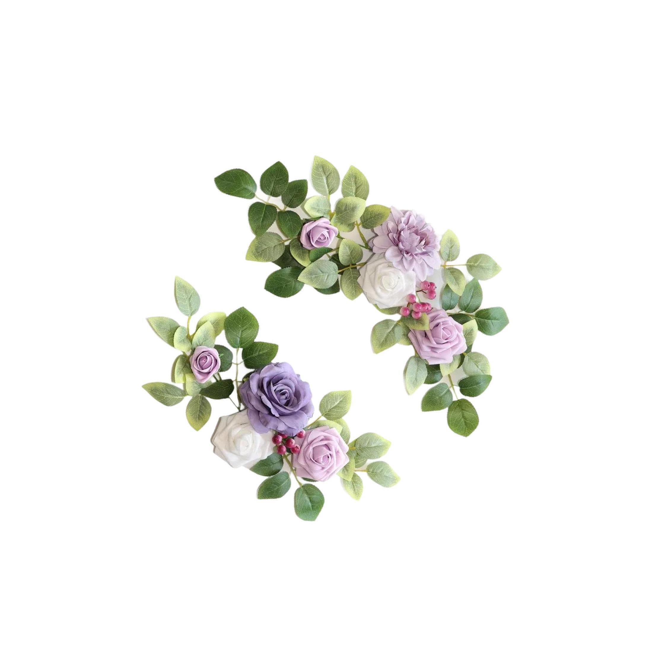 QUXVUIS Sophisticated Flowers Backdrop Table Runner Centerpiece Elevates Wedding Decor Of Elegance Enhancing Overall Experience Wedding Arch Flower, Style F