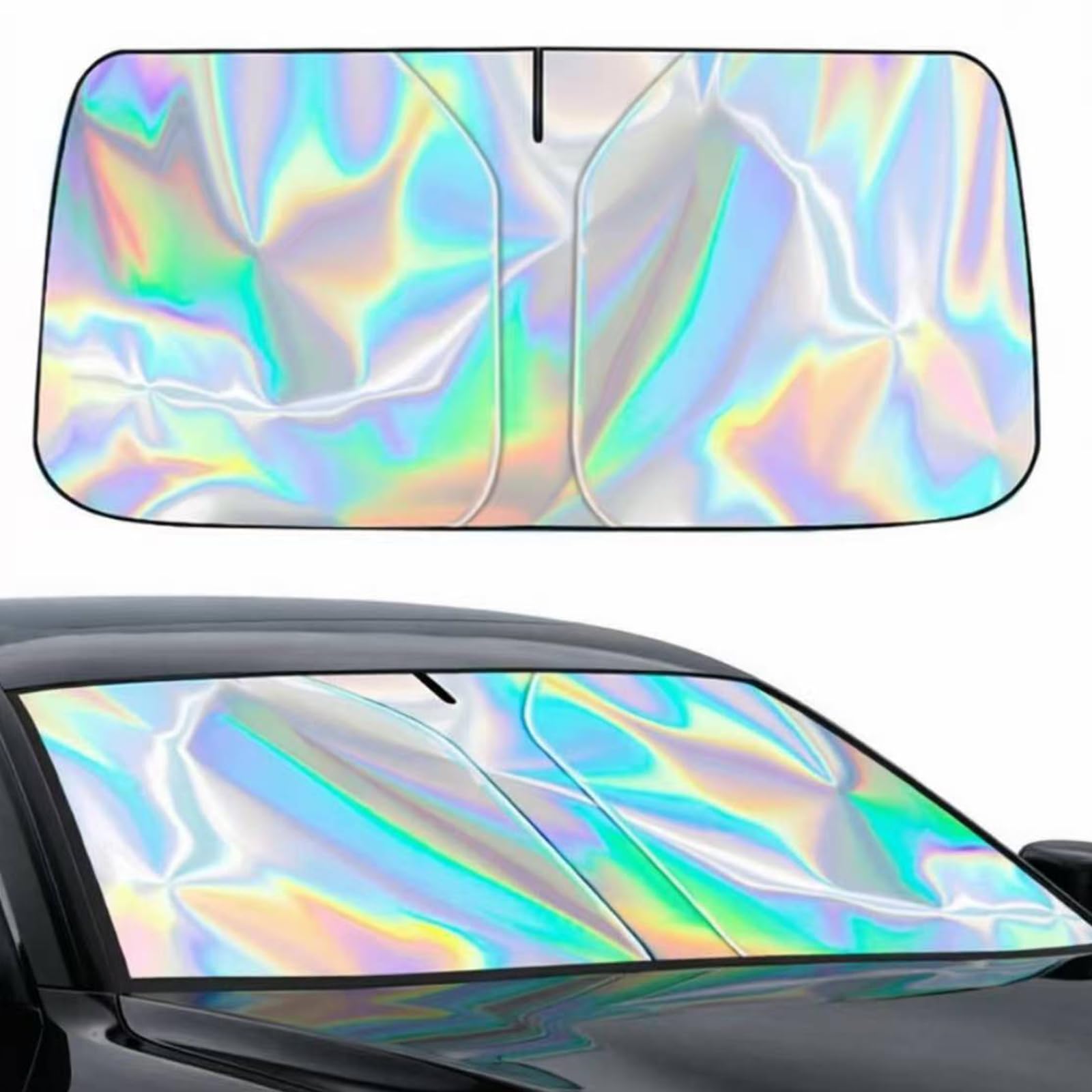 IYOUGSIAS Car Windscreen Sun Shade, for Kia Sportage 5 (V) NQ5 I 2021-2025 Windscreen Sunshade Car Windshield Cover Foldable UV Rays Reflector Automotive Sun