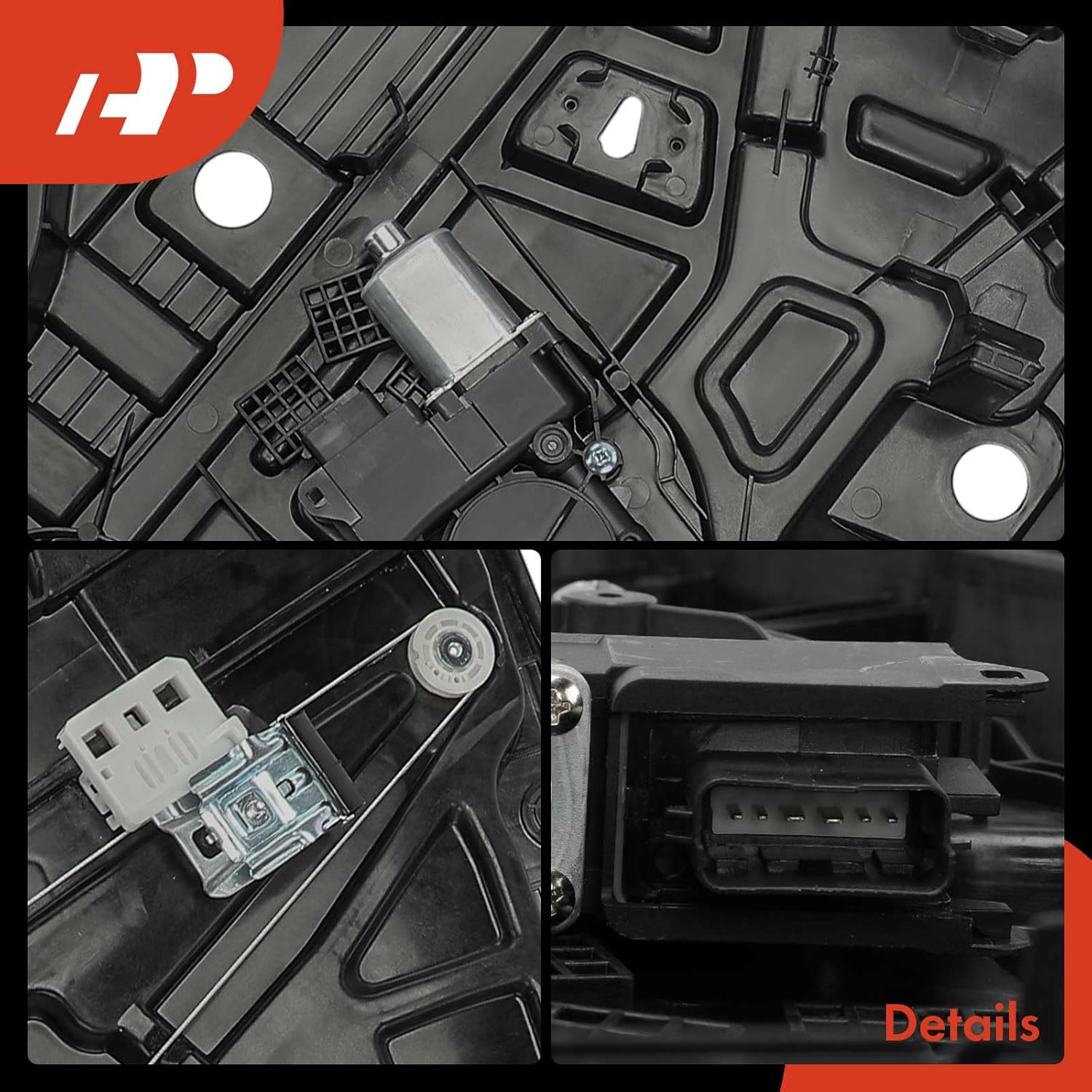 A-Premium Front Right Passenger Side Electric Power Window Regulator with Motor Compatible with Kia Optima 2016-2020