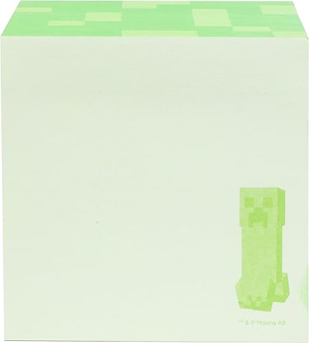 Miniatura 6 de Minecraft Creeper - Cubo de notas adhesivas, 800 hojas, bloc de notas autoadhesivas de 3 x 3 pulgadas, regalo de Pascua para niños, niños y niñas,